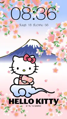 Hello Kitty Animated Lock android App screenshot 1