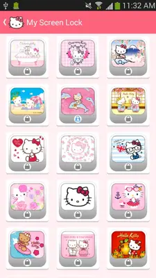 Hello Kitty Animated Lock android App screenshot 3