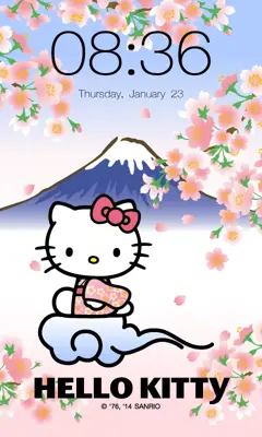 Hello Kitty Animated Lock android App screenshot 6